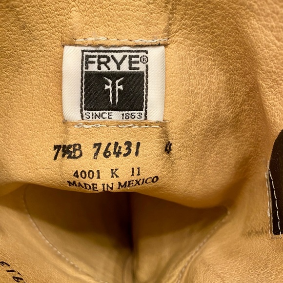 Frye Melissa Button Back Zip Riding Boot Size 7.5 Women’s - Cognac - Picture 6 of 13